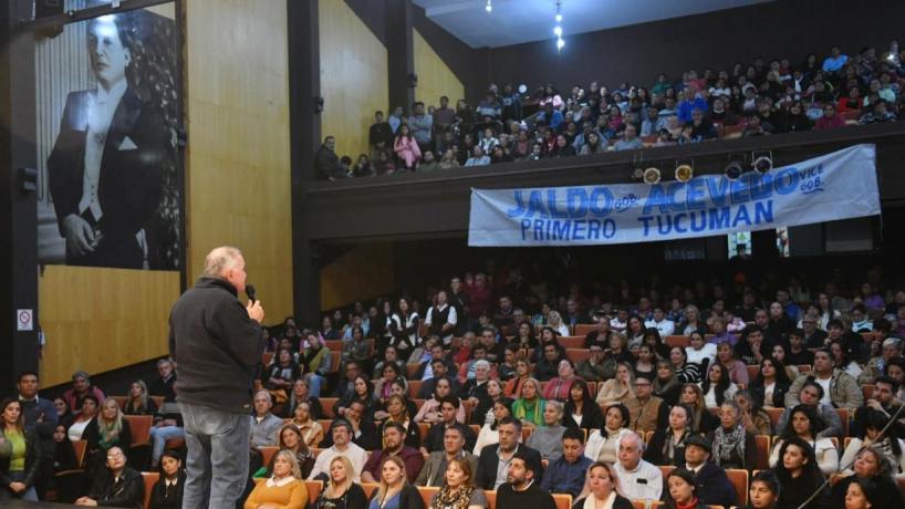 “Vamos por un triunfo contundente”: el mensaje de Jaldo en el PJ tucumano rumbo a octubre