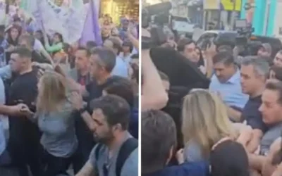 Ahora en Corrientes: repudiaron a Karina Milei y Martín Menem y tuvieron que ser evacuados