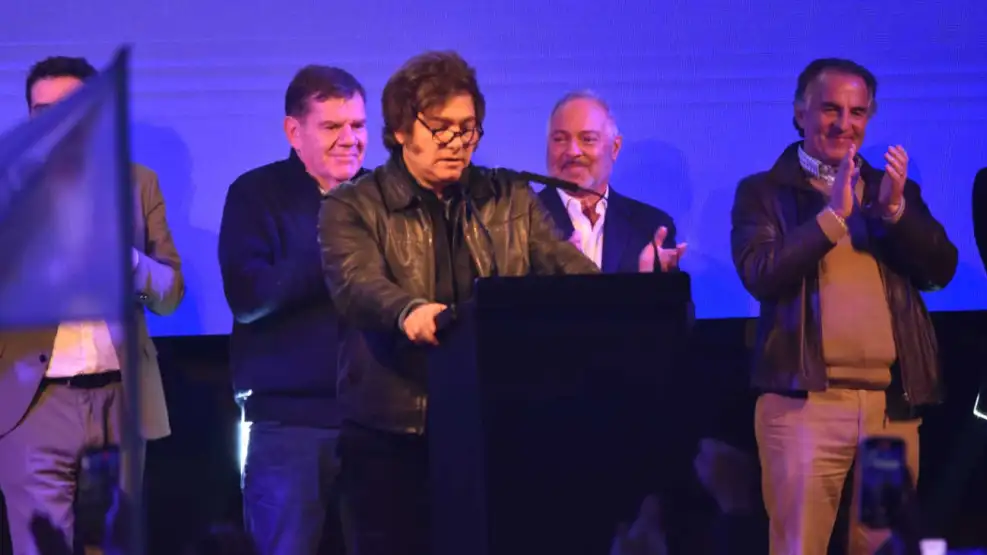 Javier Milei en el acto de La Libertad Avanza en La Plata: “Vamos a sacar al enano comunista de Kicillof”