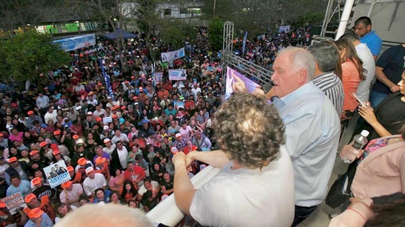 “¡Gracias, Simoca!”: Jaldo encabezó un acto del Frente Tucumán Primero junto a la Nueva Fuerza del Este