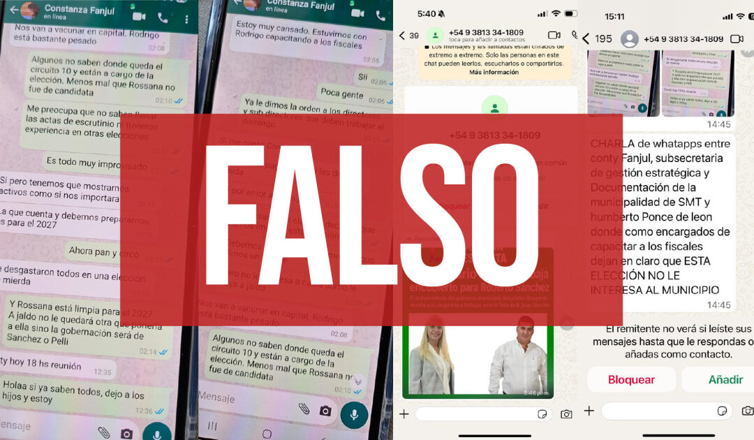 La intendenta Chahla denunció ante la Justicia una “operación política” para avivar internas en el oficialismo