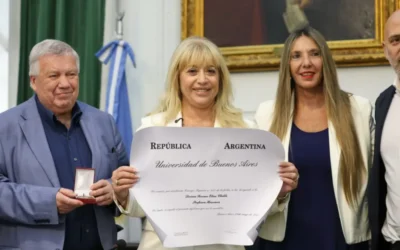 Rossana Chahla recibió el título de Profesora Honoraria de la UBA