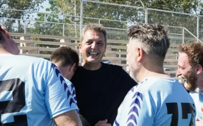 Massa se mostró en un partido de fútbol con intendentes peronistas y agitó versiones de una candidatura