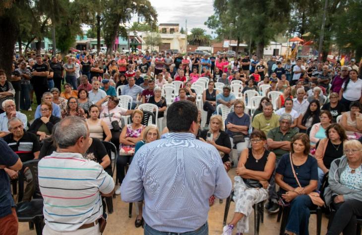 El Gobierno se reunió con vecinos de La Madrid y coordina un plan integral de obras hídricas