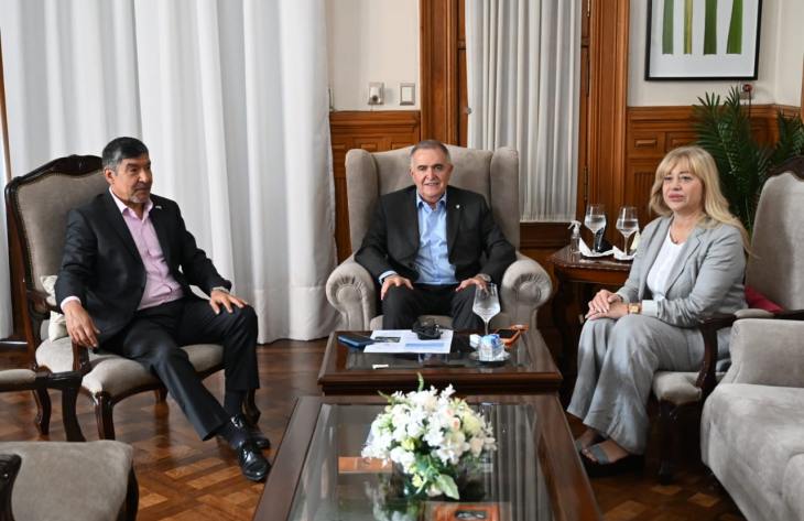 Jaldo, Acevedo y Chahla dialogaron sobre el desarrollo de obras comunitarias para los capitalinos