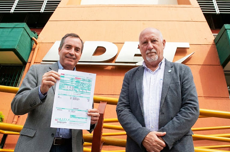 Como si fuera el vocero de EDET: Ascárate anunció y defendió otro tarifazo de 18% en las boletas de luz