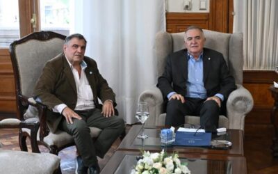 Jaldo y el legislador Gallia analizaron la situación económica de Lules y avances de obras clave