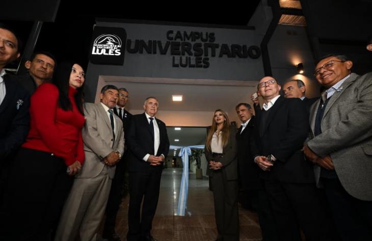 El gobierno posibilitó que Lules tenga la primera carrera universitaria