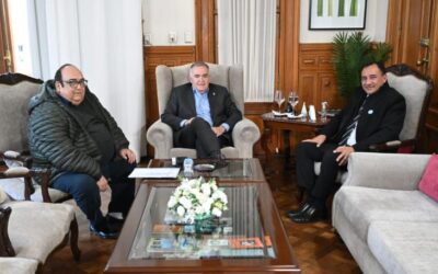 Jaldo recibió al intendente de Trancas, Antonio Moreno