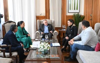 Jaldo recibió a las diputadas Medina y Fernández