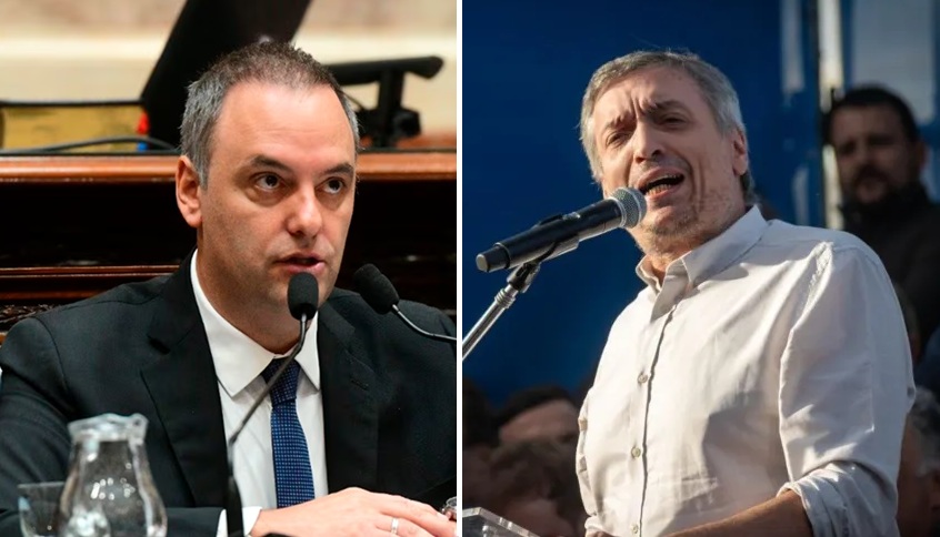 Encuesta: Adorni superó a Máximo Kirchner en imagen negativa