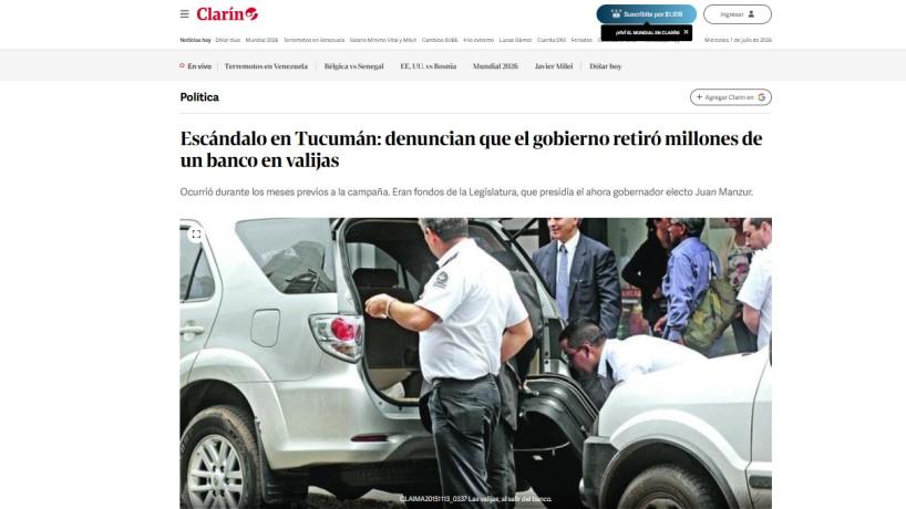 “Valijazo”: en el Macro Tucumán “nadie” sabe quién retiró en efectivo más de $21.000 millones de cuentas de la Caja Popular